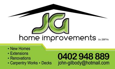 JG Home Improvements Armidale