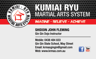 KRMAS Cowra - Sensai David Simpson